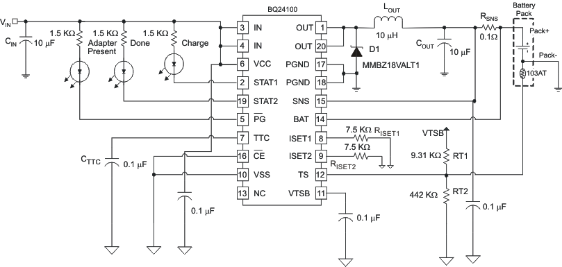 bq24100 bq24103 bq24103A bq24104 bq24105 bq24108 bq24109 bq24113 bq24113A bq24115 tc_app1_lus606.gif