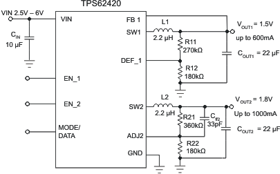 TPS62420 TPS62421 sch_lvs676.gif