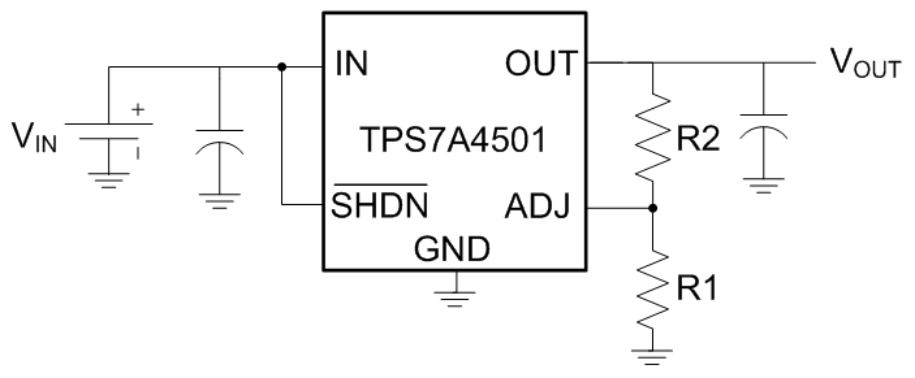 TPS7A4501 TPS7A4515 TPS7A4518 TPS7A4525 TPS7A4533 adjoperation1.gif