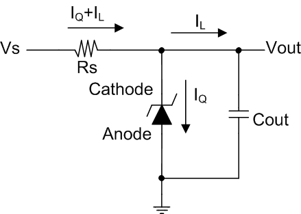 LM4050-N LM4050-N-Q1 shunt_regulator_schem_snos455.gif