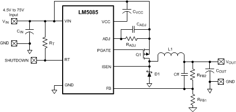 LM5085 LM5085-Q1 30057701.gif