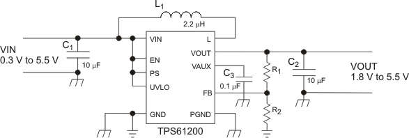 TPS61200 TPS61201 TPS61202 typappl_slvs577.gif