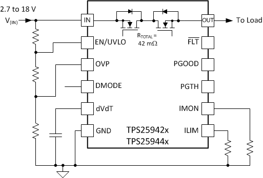 TPS25942A TPS25942L TPS25944A TPS25944L front_page_circuit_slvsce9.gif