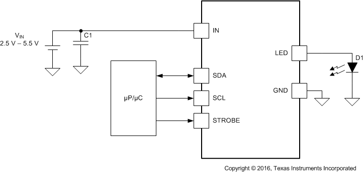 LM36011 typicalappsource.gif